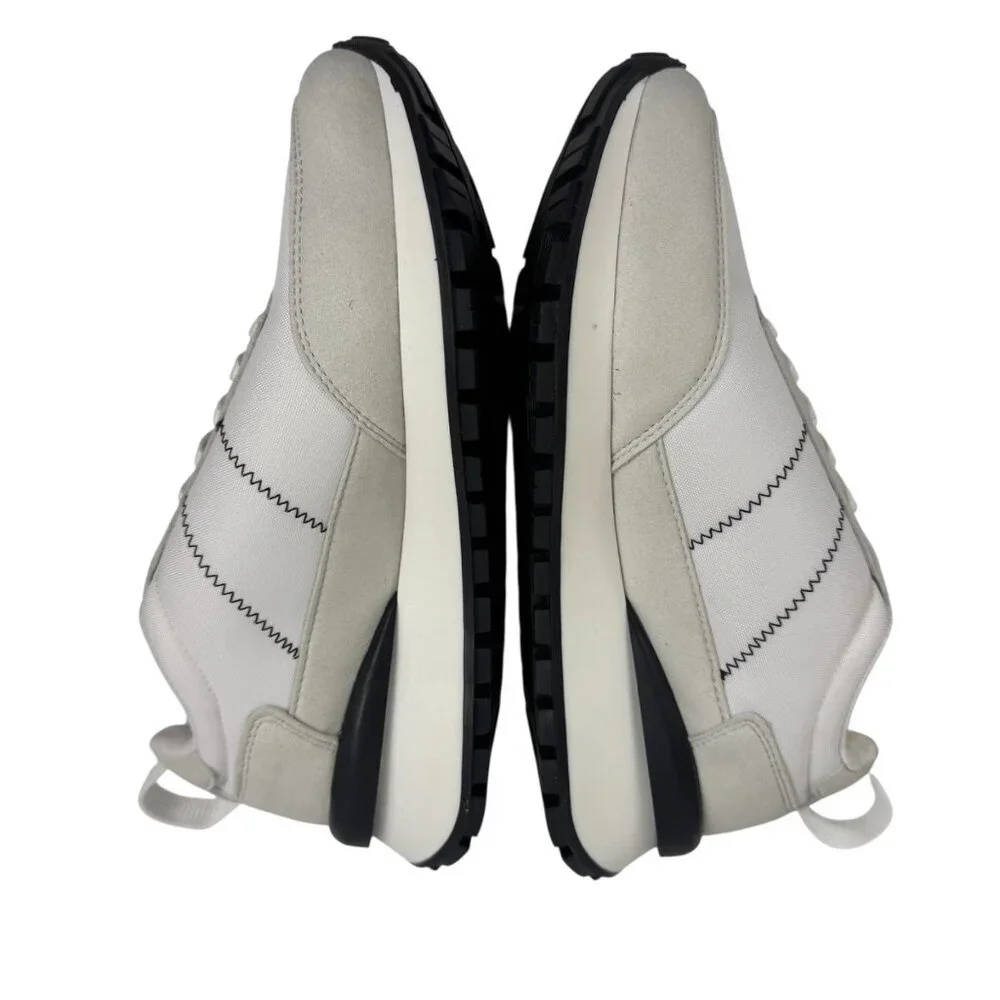 Loci NEW Fusion White Black Sneakers EU 36 / US Women's 6 Designer Vegan Lace Up